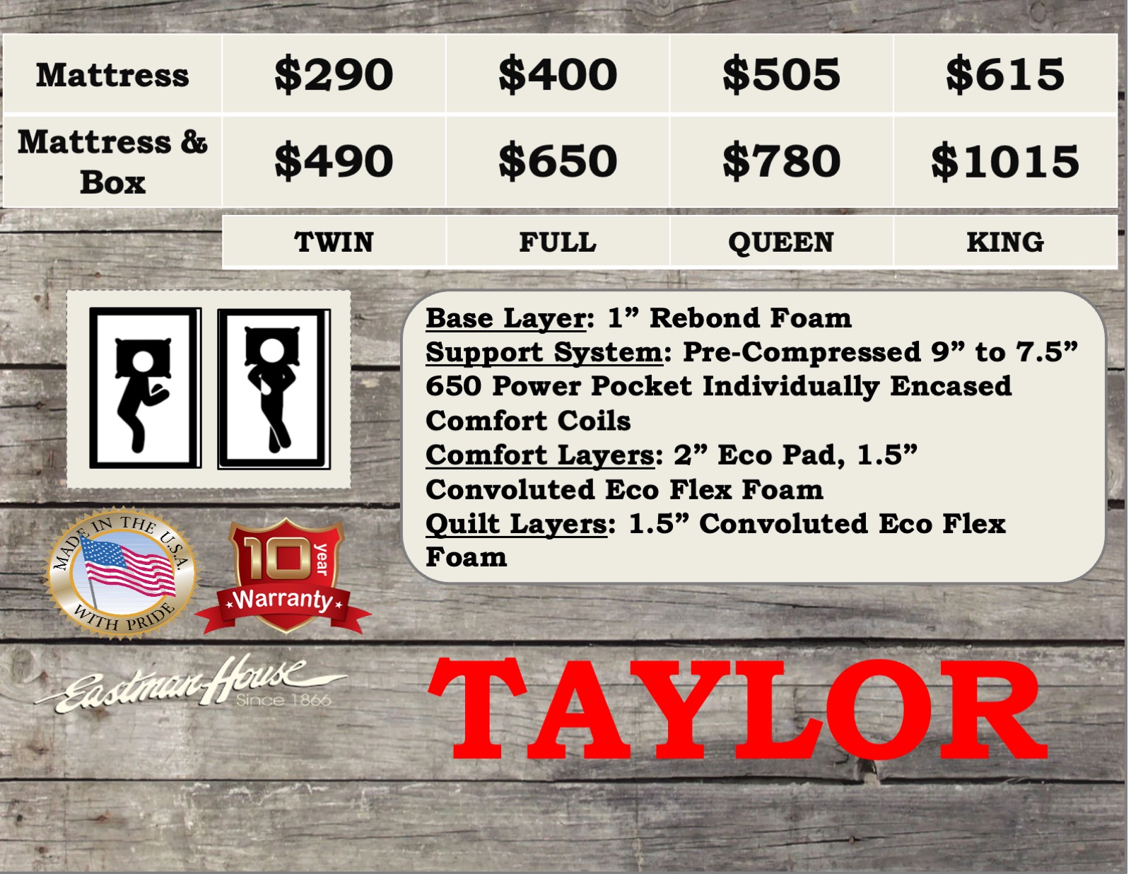 Mattress Ranch Taylor All Mattresses, Mattress